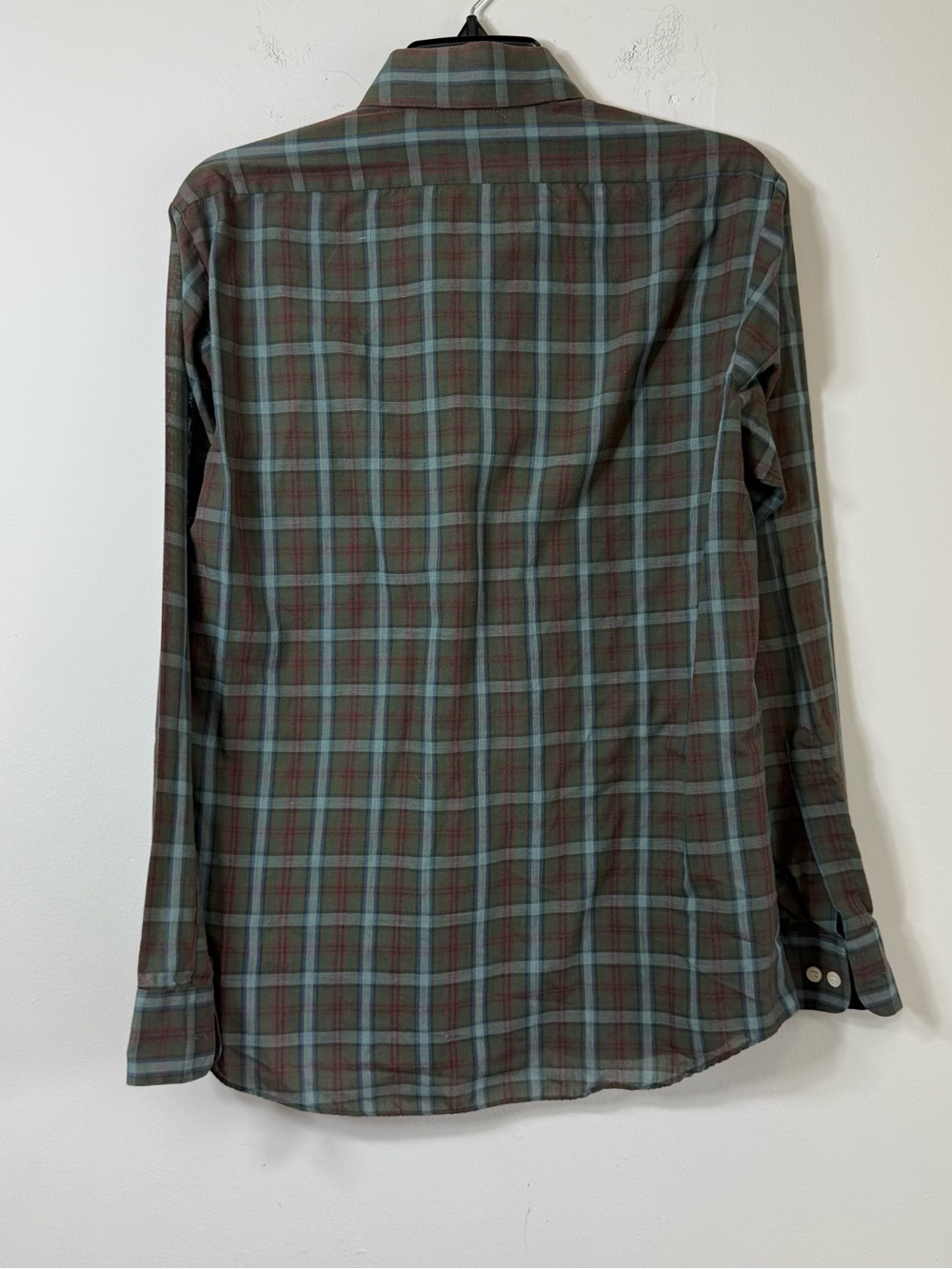 Vintage 80s Brigade Arrow Sportswear Plaid Button Down Shirt Mens M - Picture 6 of 6